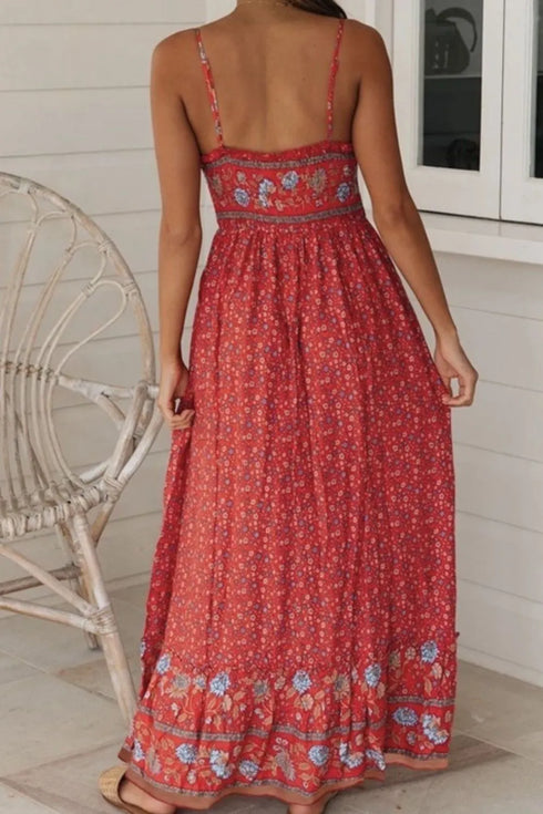 printed-maxi-cami-dress OhSoStyled - Sophia's Style in Black-4